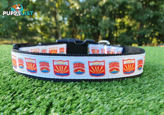 AFL Dog Collars, Footy - Aussie Rules - Moondidley Pets - MDPCOLAFLXSMD