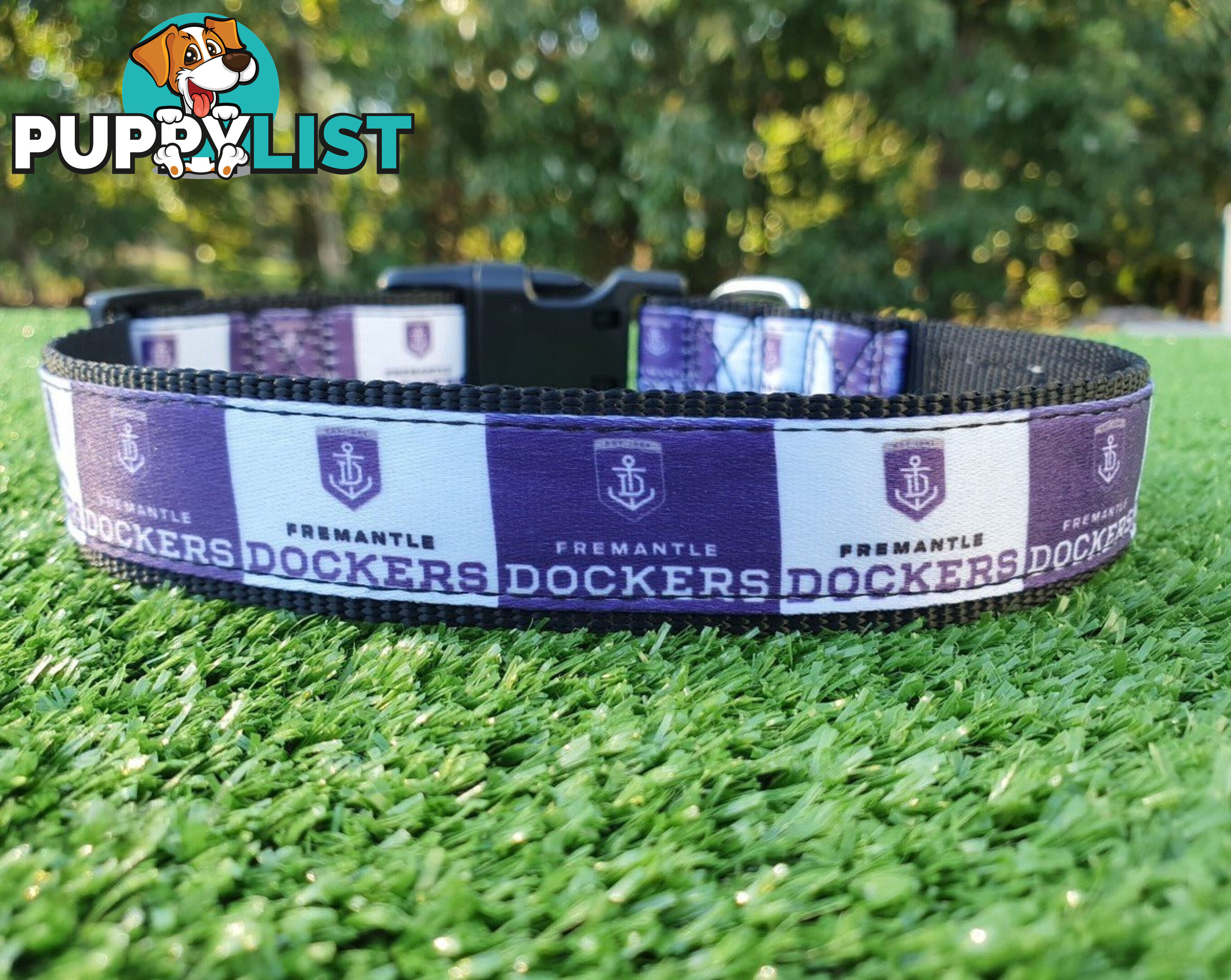 AFL Dog Collars, Footy - Aussie Rules - Moondidley Pets - MDPCOLAFLXSMD