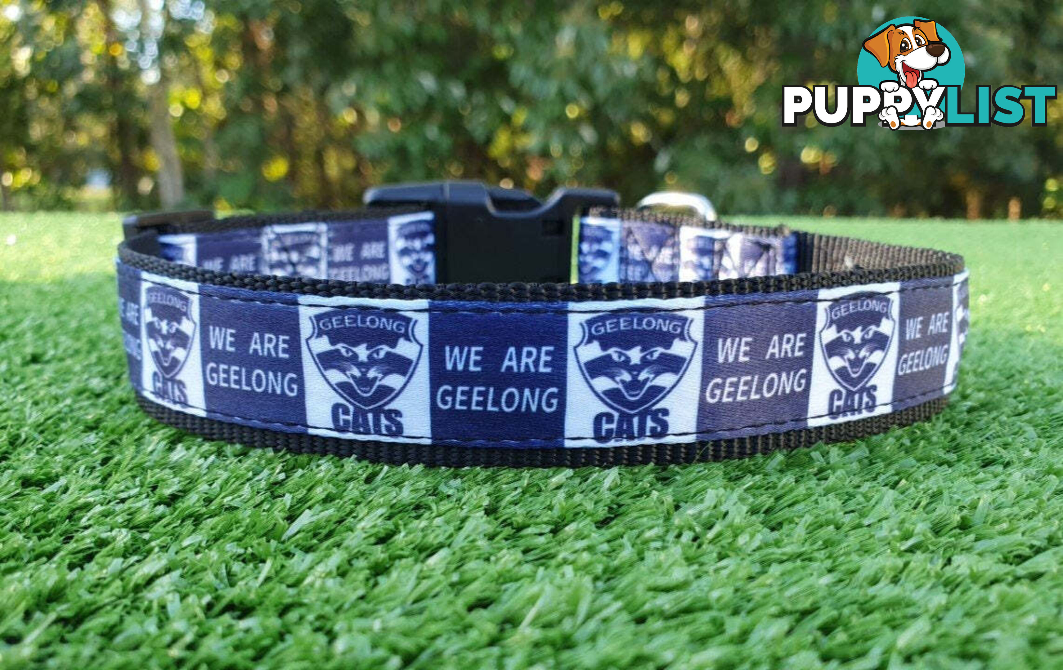 AFL Dog Collars, Footy - Aussie Rules - Moondidley Pets - MDPCOLAFLXSMD