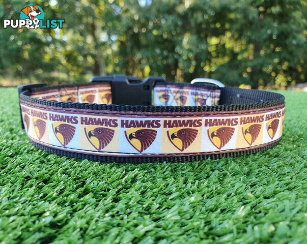 AFL Dog Collars, Footy - Aussie Rules - Moondidley Pets - MDPCOLAFLXSMD