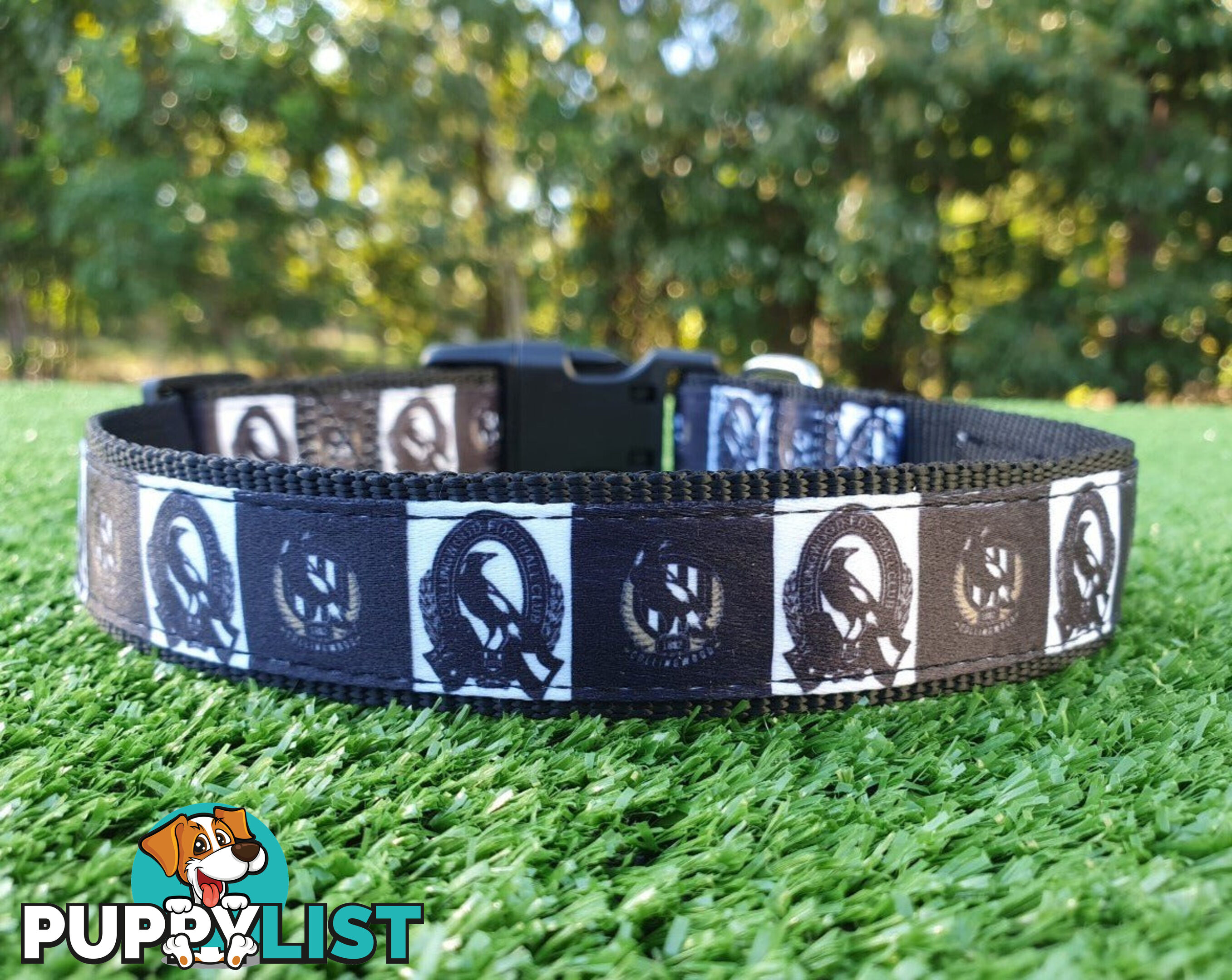 AFL Dog Collars, Footy - Aussie Rules - Moondidley Pets - MDPCOLAFLXSMD