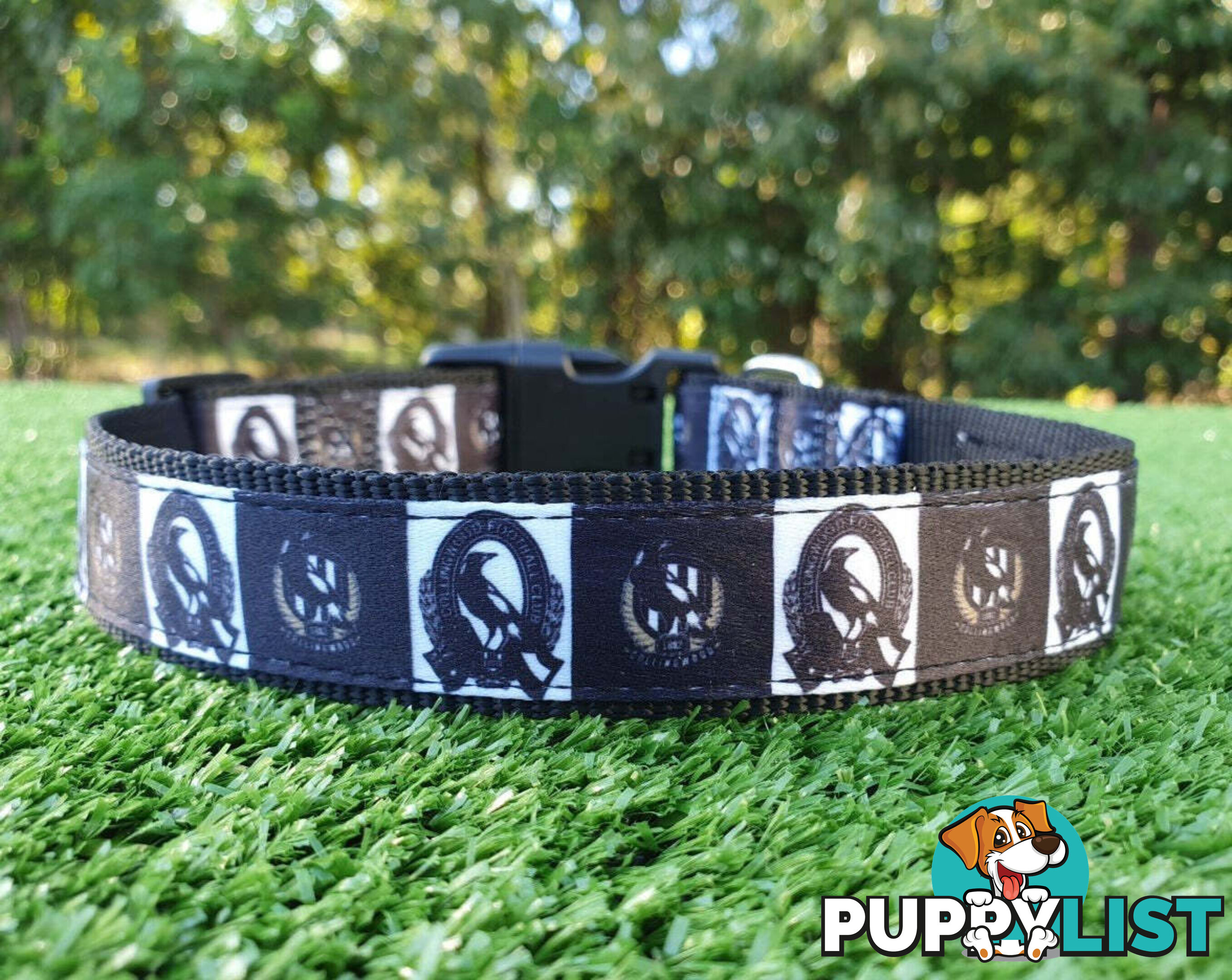 AFL Dog Collars, Footy - Aussie Rules - Moondidley Pets - MDPCOLAFLXSMD