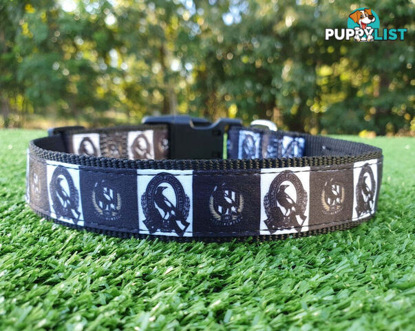 AFL Dog Collars, Footy - Aussie Rules - Moondidley Pets - MDPCOLAFLXSMD