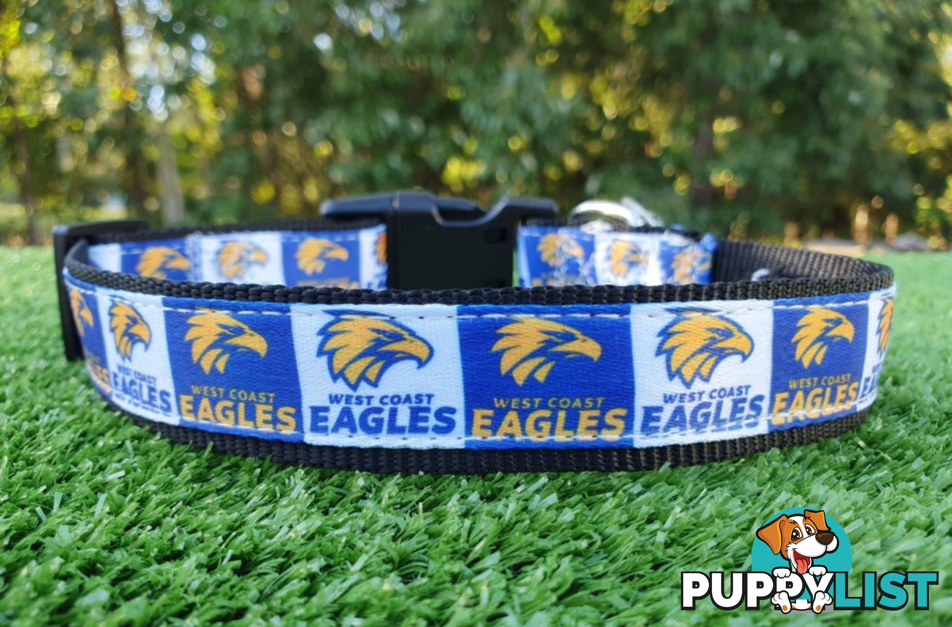 AFL Dog Collars, Footy - Aussie Rules - Moondidley Pets - MDPCOLAFLXSMD