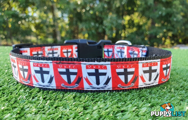 AFL Dog Collars, Footy - Aussie Rules - Moondidley Pets - MDPCOLAFLXSMD