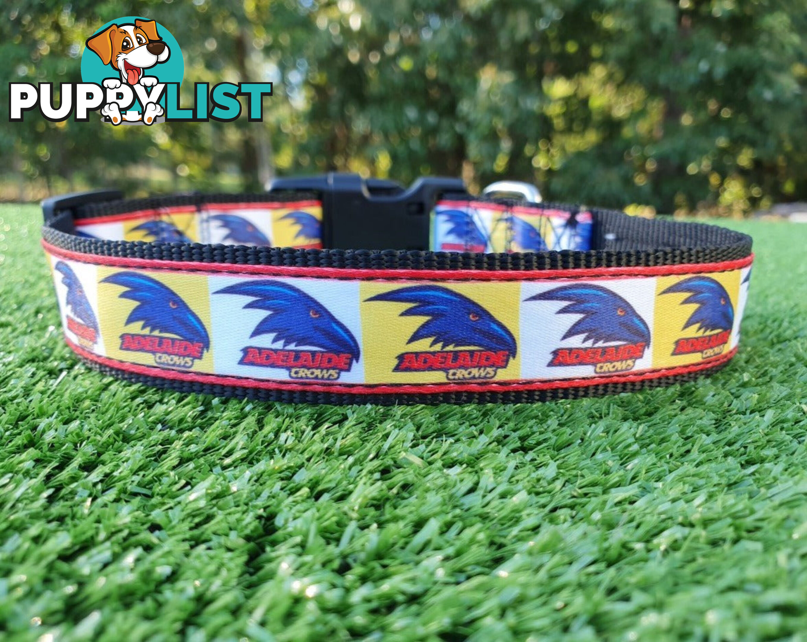 AFL Dog Collars, Footy - Aussie Rules - Moondidley Pets - MDPCOLAFLXSMD