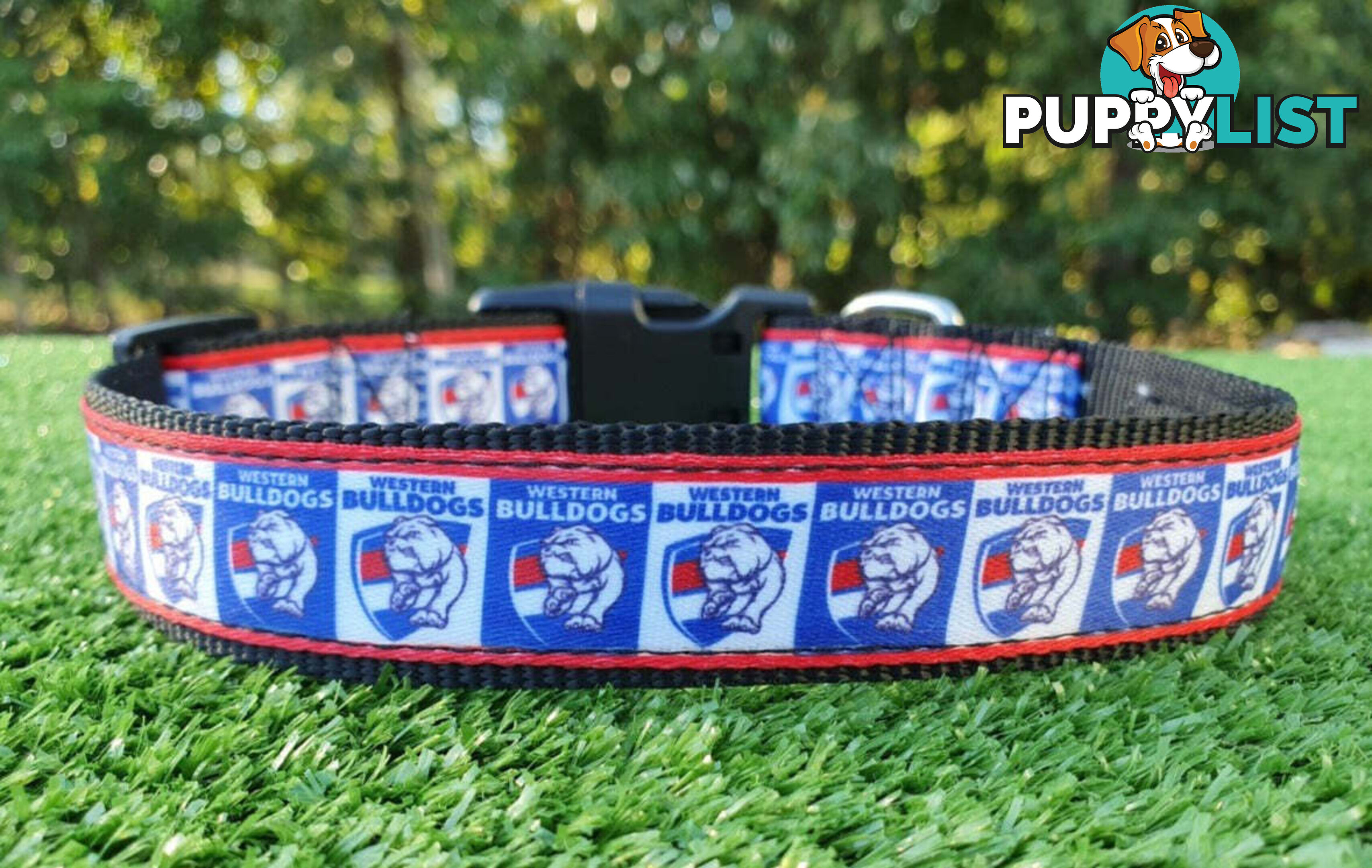 AFL Dog Collars, Footy - Aussie Rules - Moondidley Pets - MDPCOLAFLXSMD