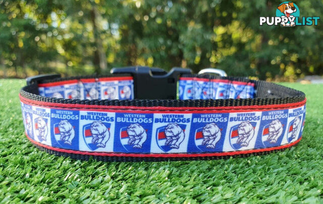 AFL Dog Collars, Footy - Aussie Rules - Moondidley Pets - MDPCOLAFLXSMD