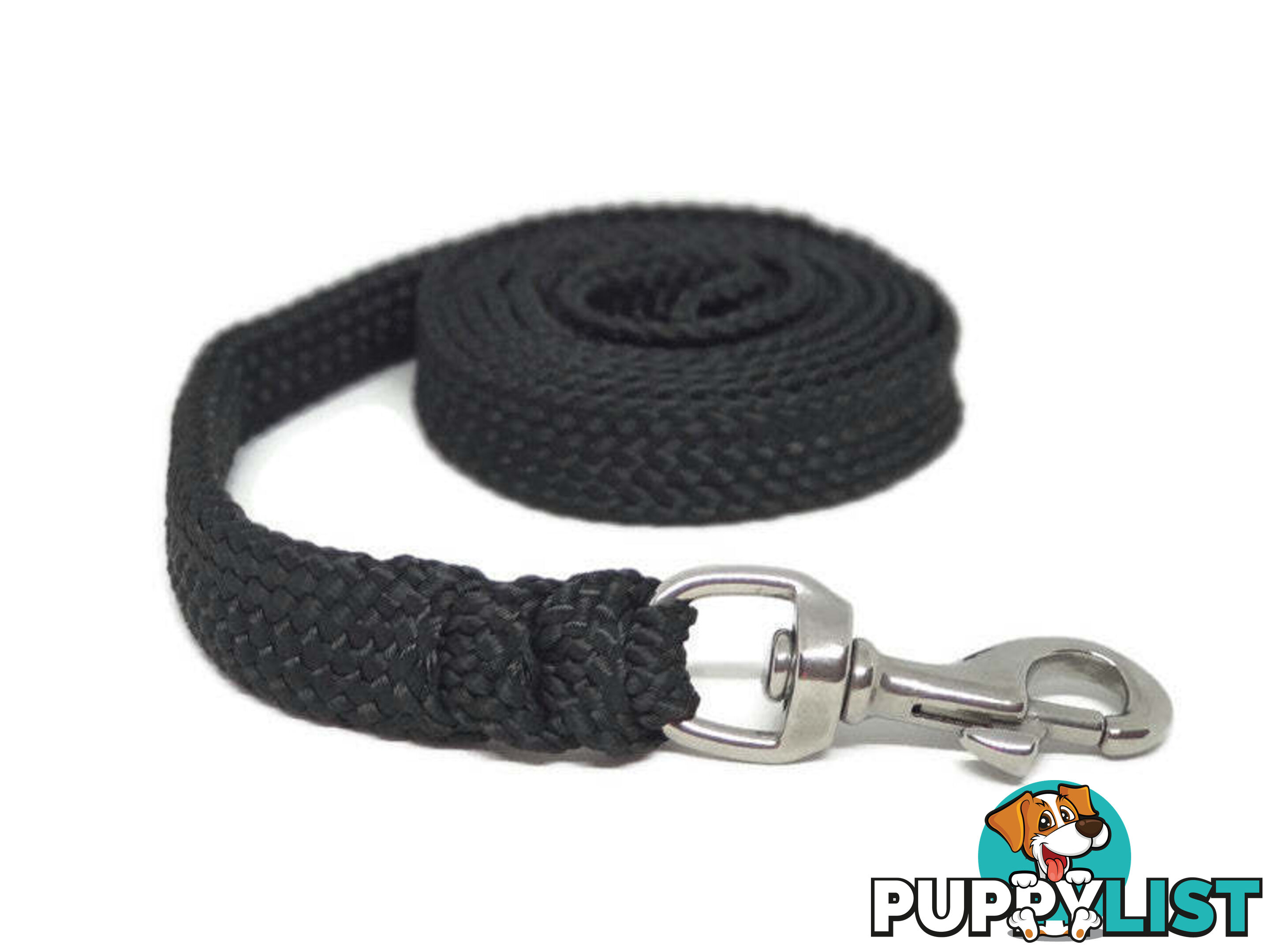 1.8m to 10m Long Dog Lead No Stitching Tough Yarnix 20mm Wide - YNXLD201.8BRBLUYEL
