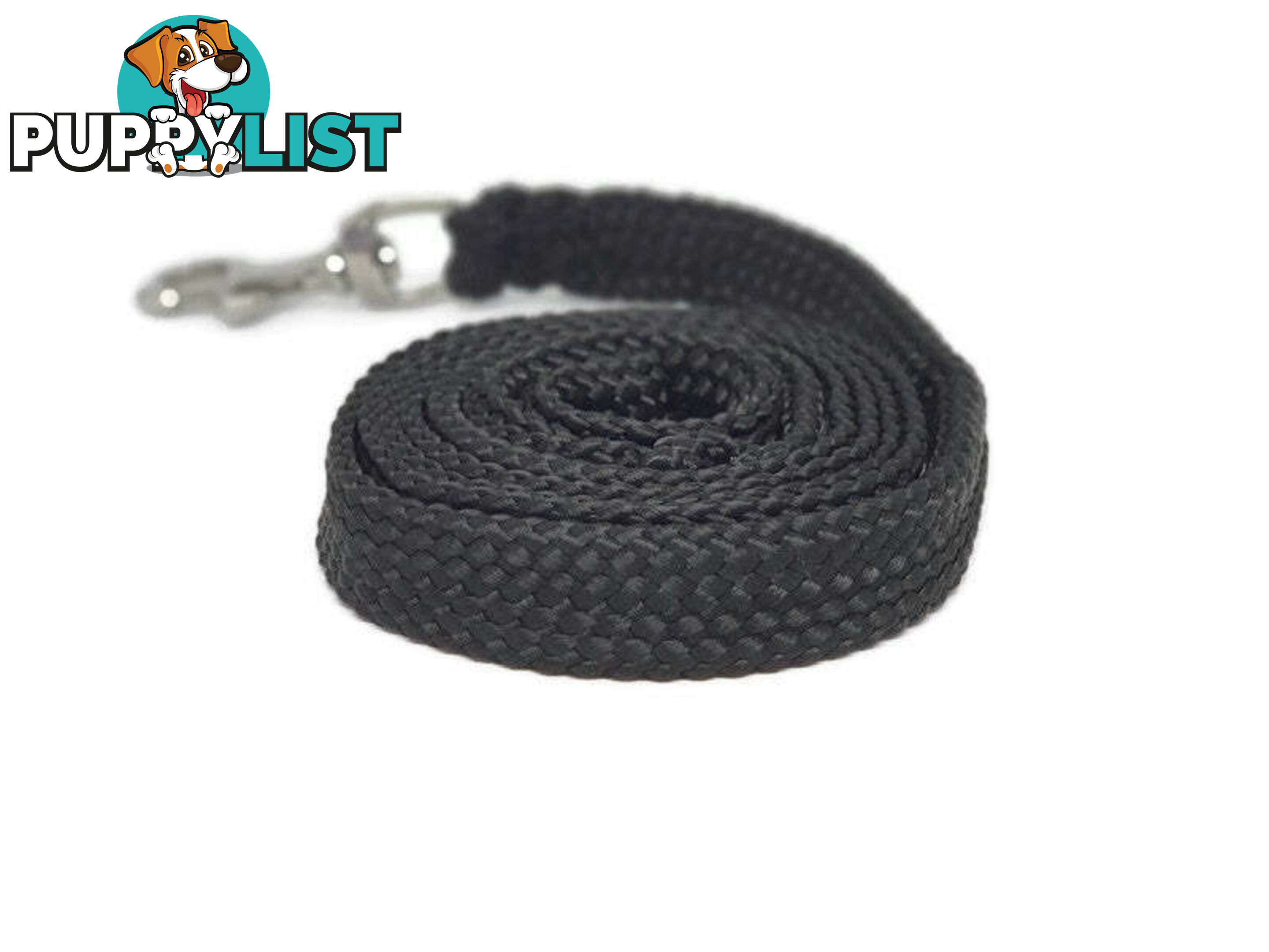 1.8m to 10m Long Dog Lead No Stitching Tough Yarnix 20mm Wide - YNXLD201.8BRBLUYEL