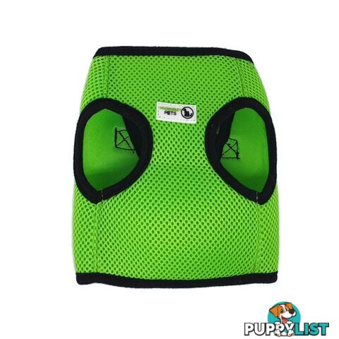 Vest Harness Pet Dog-Cat Step-in Velcro and Buckle Attachments - Moondidley Pets - MDPVESTXLPUR