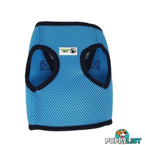Vest Harness Pet Dog-Cat Step-in Velcro and Buckle Attachments - Moondidley Pets - MDPVESTXLPUR