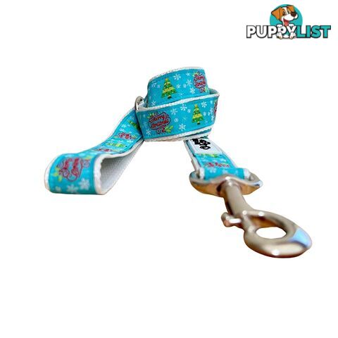 Christmas Dog Lead / Dog Leash - Hand Made by The Bark Side - TBSLDCHREIN251.5