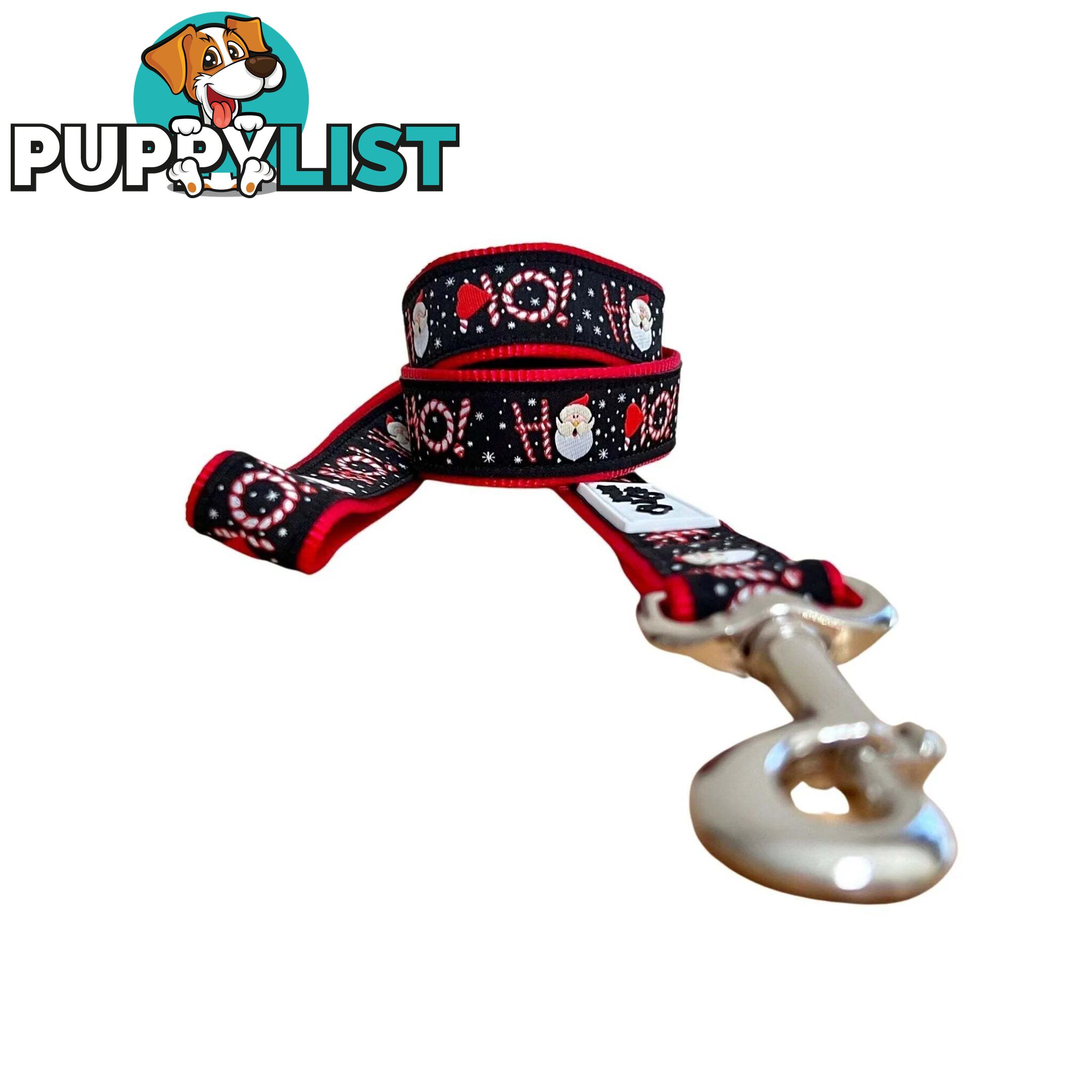 Christmas Dog Lead / Dog Leash - Hand Made by The Bark Side - TBSLDCHREIN251.5
