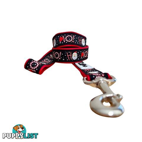 Christmas Dog Lead / Dog Leash - Hand Made by The Bark Side - TBSLDCHREIN251.5