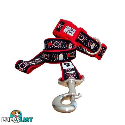Christmas Dog Lead / Dog Leash - Hand Made by The Bark Side - TBSLDCHREIN251.5