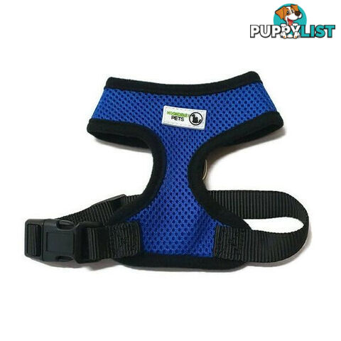 Pet Harness Soft Air Mesh Padded Adjustable  - Moondidley Pets - MDPHARMESXSGRN