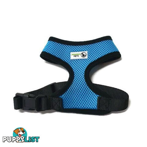 Pet Harness Soft Air Mesh Padded Adjustable  - Moondidley Pets - MDPHARMESXSGRN