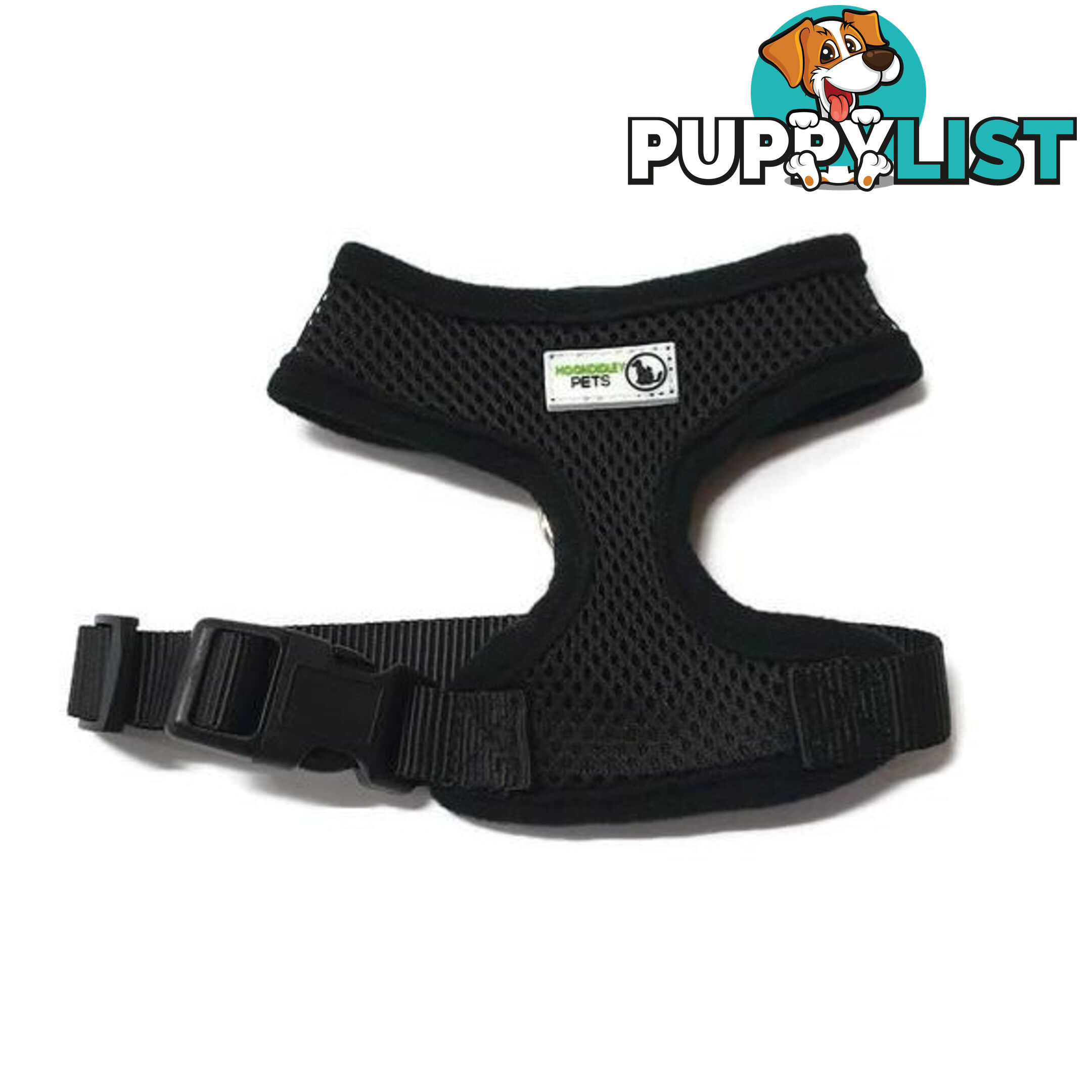 Pet Harness Soft Air Mesh Padded Adjustable  - Moondidley Pets - MDPHARMESXSGRN