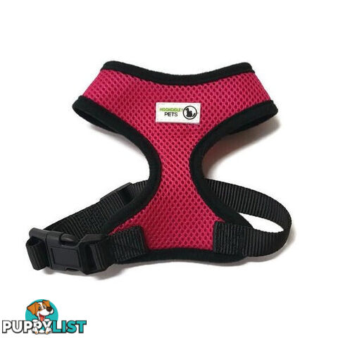 Pet Harness Soft Air Mesh Padded Adjustable  - Moondidley Pets - MDPHARMESXSGRN