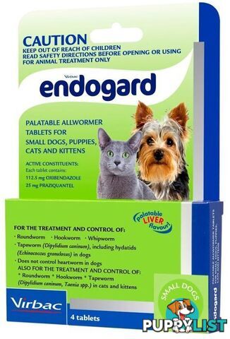 VIRBAC ENDOGARD WORMING - WPS-DHV3000