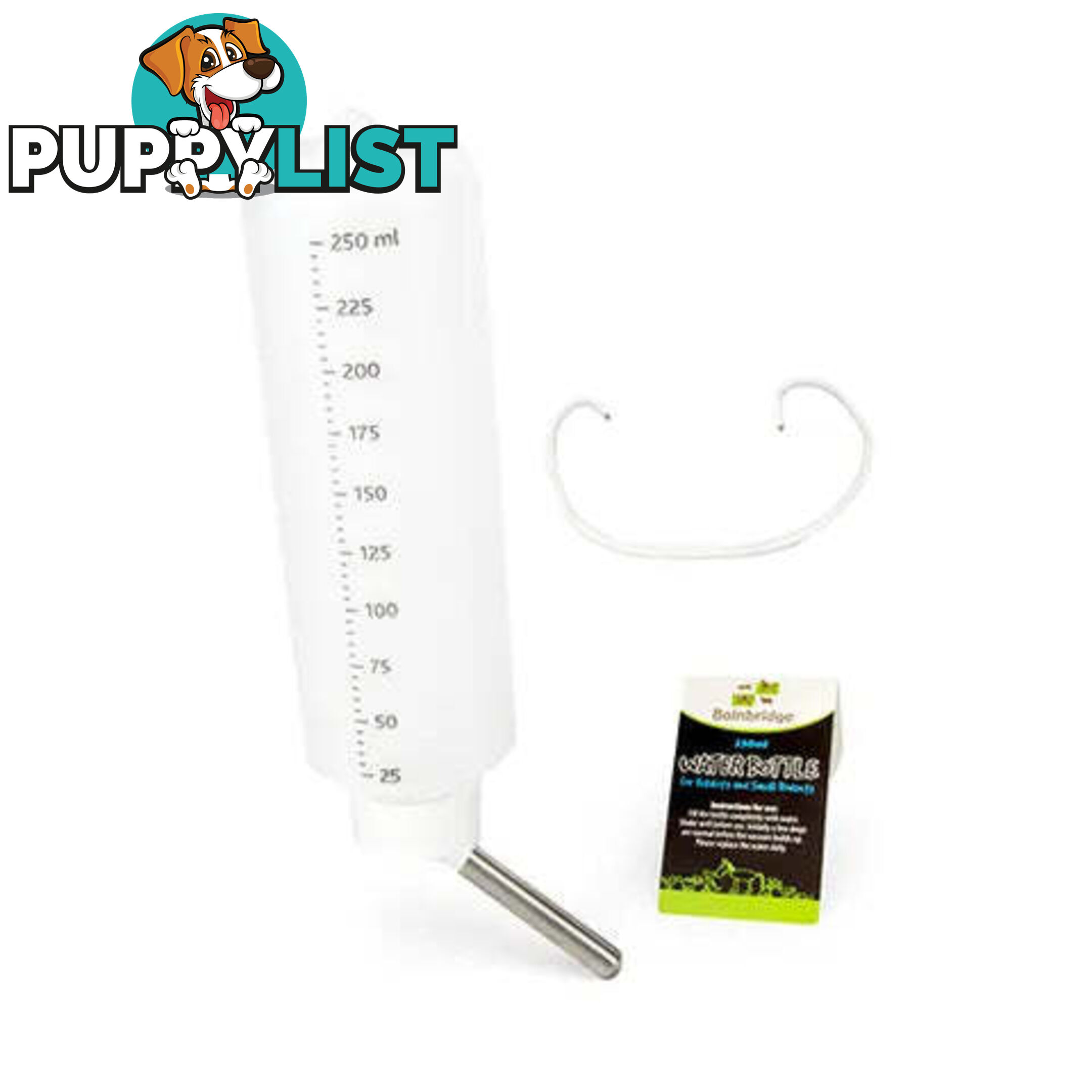 SMALL ANIMAL PLASTIC WATER BOTTLE - BAINBRIDGE - BB-A8117