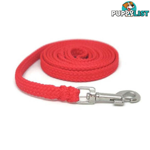 1.8m to 10m Long Dog Lead No Stitching Tough Yarnix 10mm Wide - YNXLD10-10-BL-BR