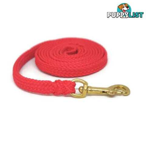1.8m to 10m Long Dog Lead No Stitching Tough Yarnix 10mm Wide - YNXLD10-10-BL-BR