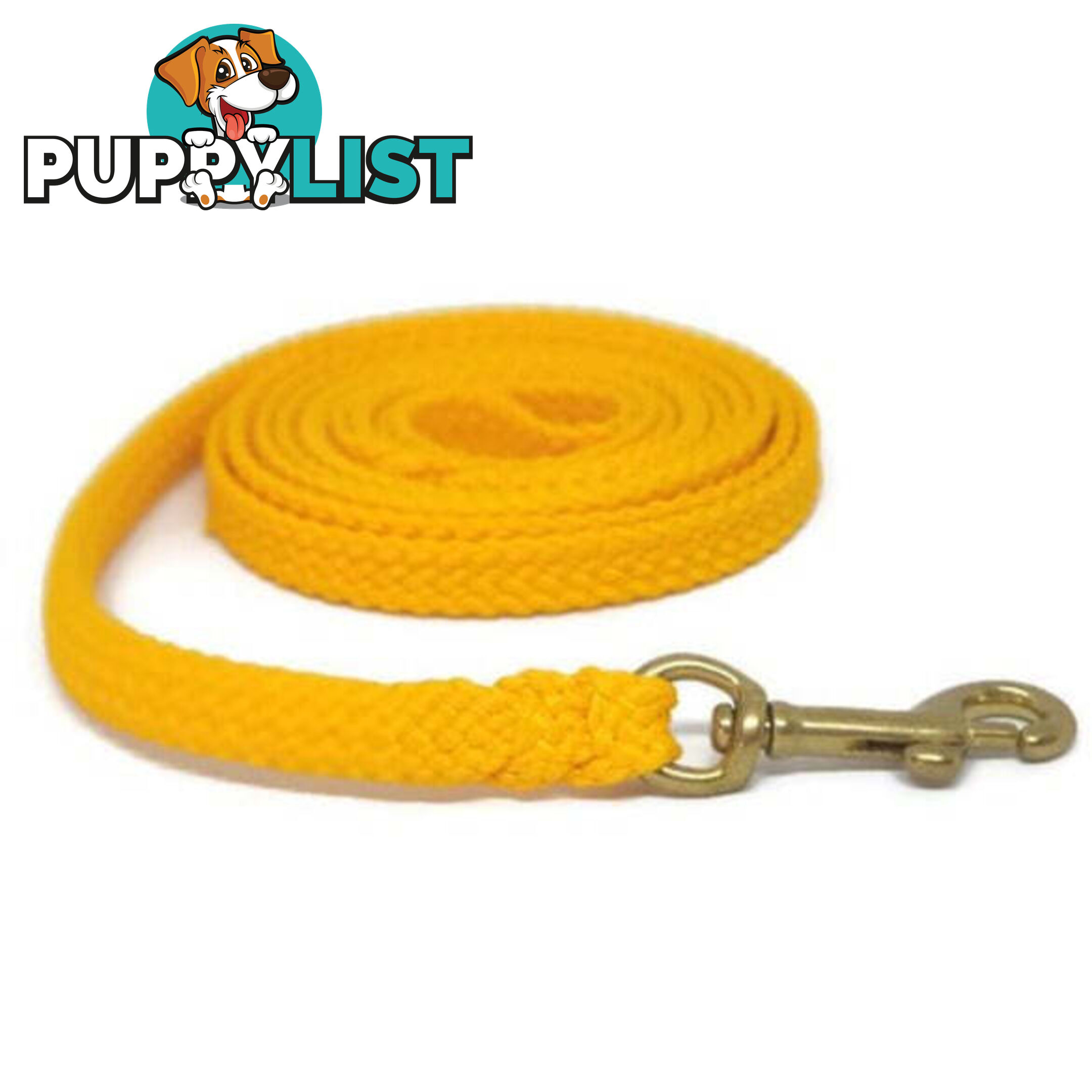 1.8m to 10m Long Dog Lead No Stitching Tough Yarnix 10mm Wide - YNXLD10-10-BL-BR