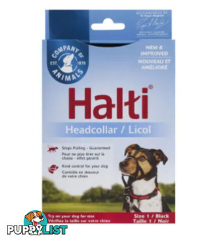Halti Headcollar Black - Company of Animals. - WPS-DAH2005