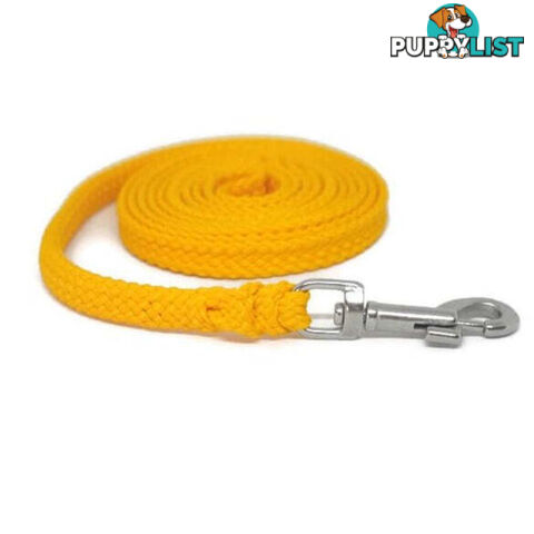 1.8m to 10m Long Dog Lead No Stitching Tough Yarnix 10mm Wide - YNXLD10-5-GRN-SS