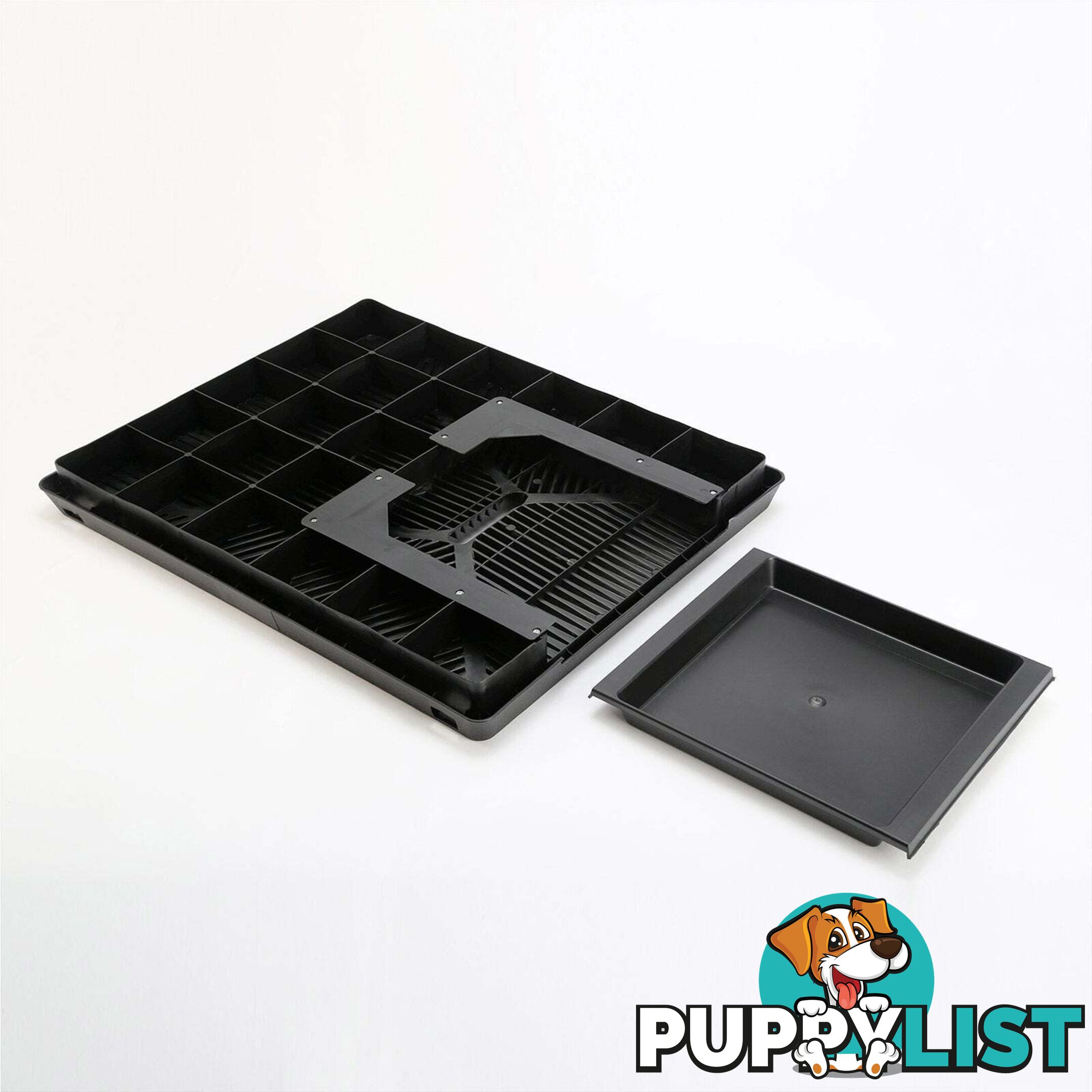 Pet Dog Potty Tray Training Toilet + 1 Grass Mat 63cm x 50cm - V274-PET-HH208A-1MAT