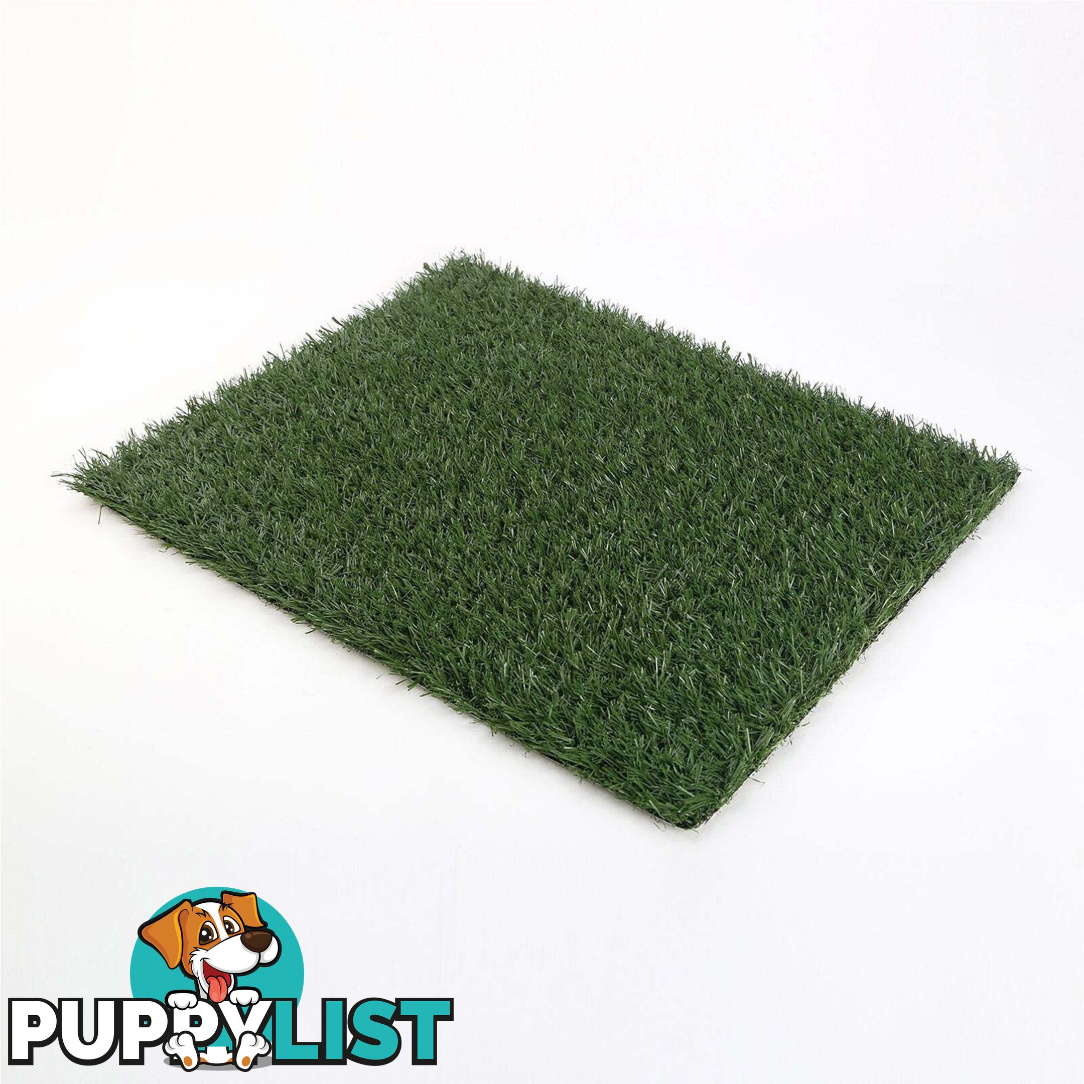Pet Dog Potty Tray Training Toilet + 1 Grass Mat 63cm x 50cm - V274-PET-HH208A-1MAT