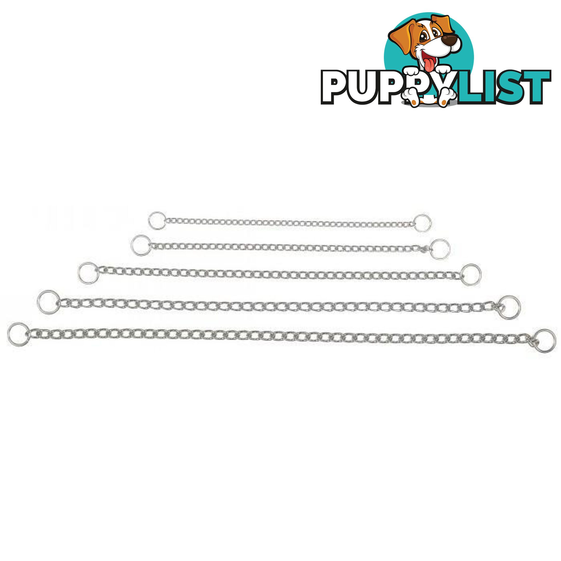 Dog Collar Chain Correction Choke Chrome Prestige - PPP-CP-2014