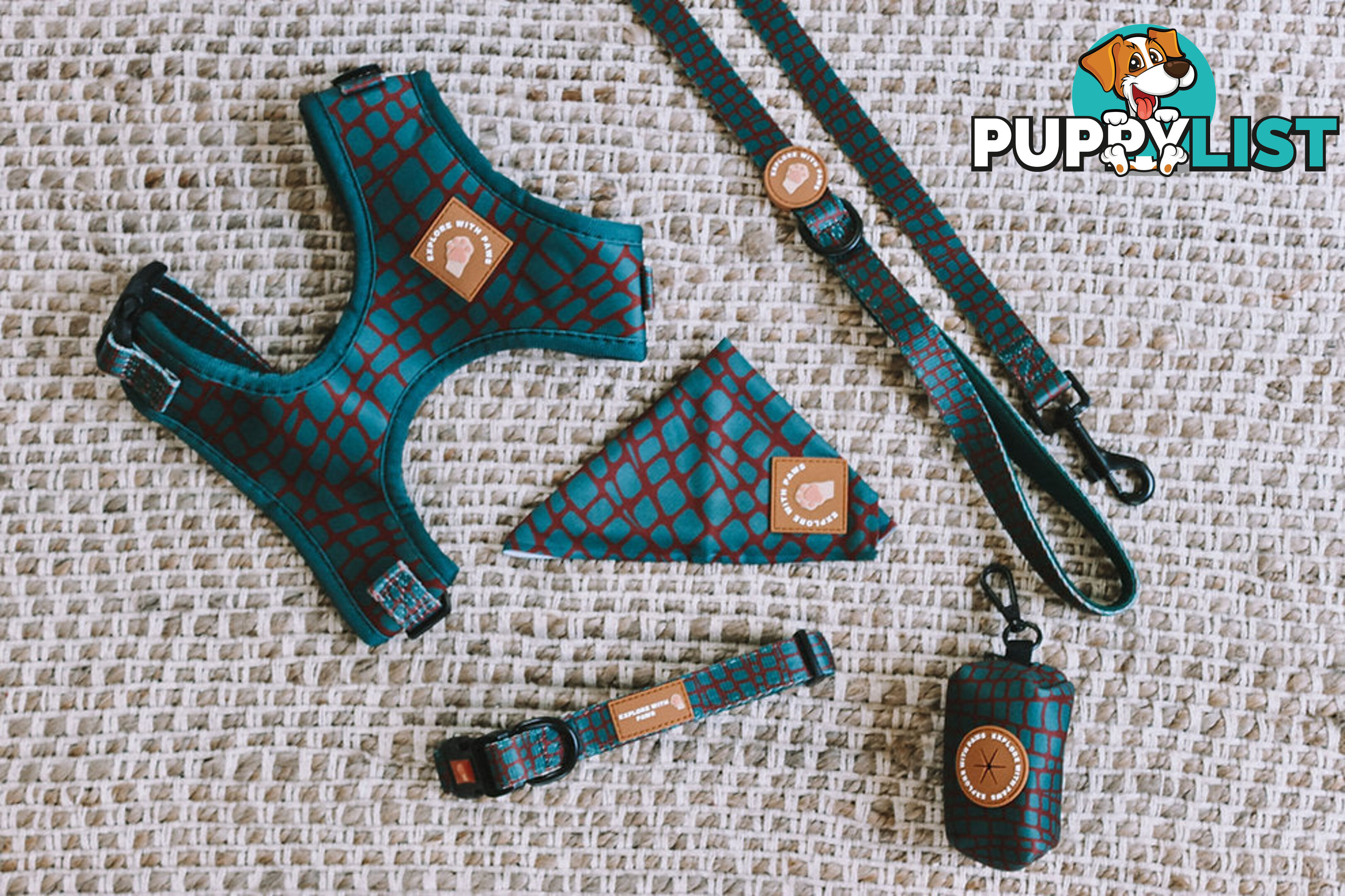 Designer Dog Harness by Explore with Paws - EWPHARCROSN