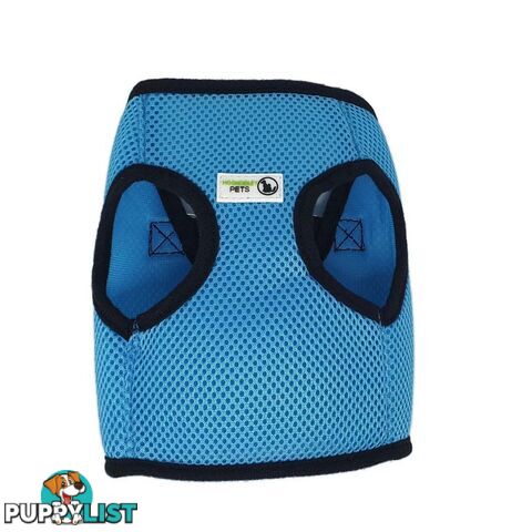 Vest Harness Pet Dog-Cat Step-in Velcro and Buckle Attachments - Moondidley Pets - MDPVESTXLGRN