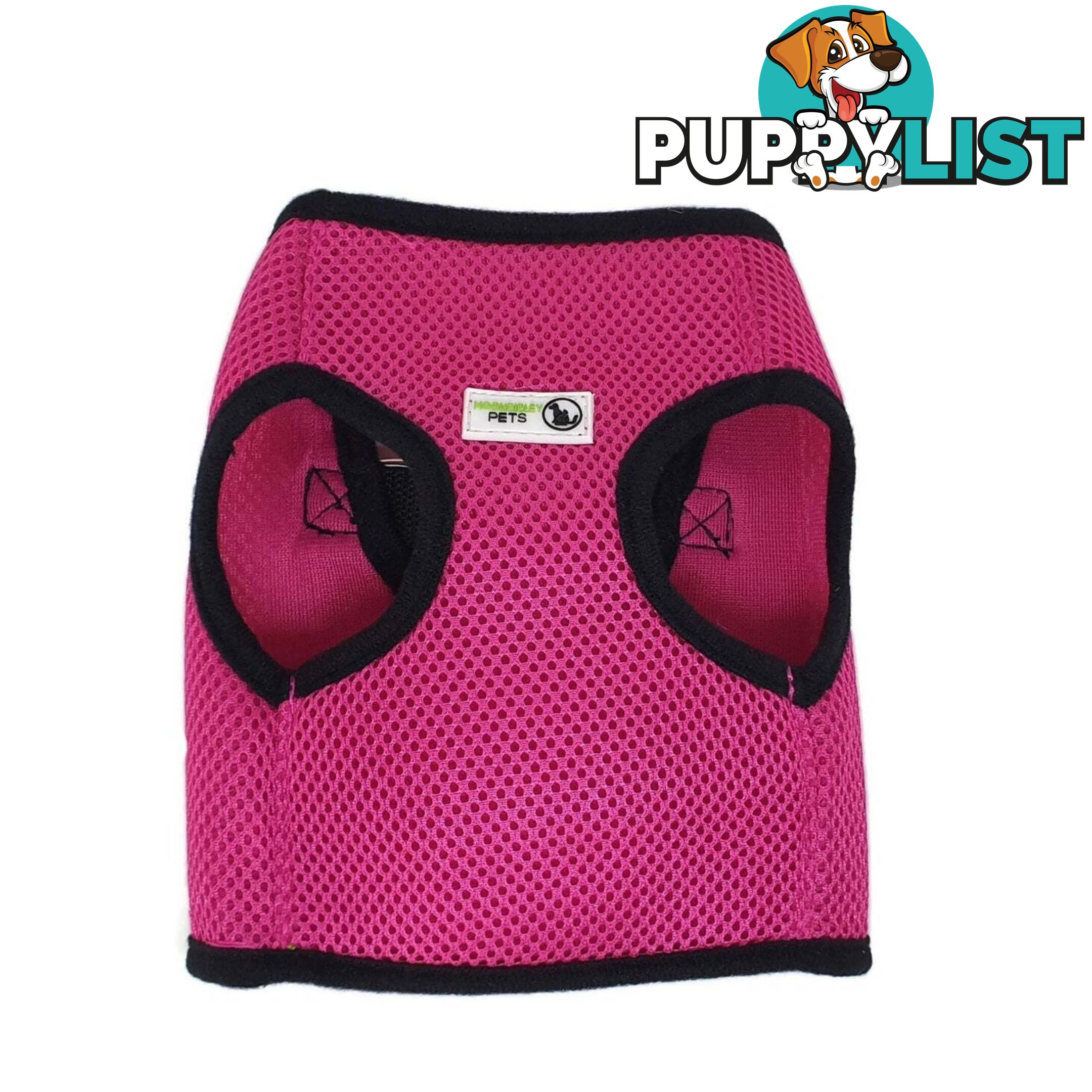 Vest Harness Pet Dog-Cat Step-in Velcro and Buckle Attachments - Moondidley Pets - MDPVESTXLGRN