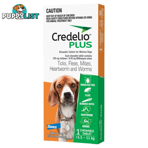 Credelio Plus Ticks, Fleas, Mites, Heartworm, and Worms - EDACPDS1