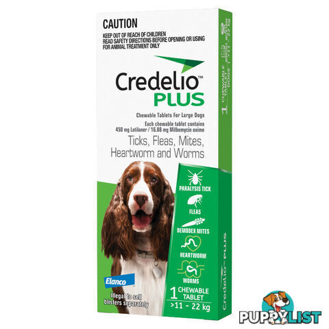 Credelio Plus Ticks, Fleas, Mites, Heartworm, and Worms - EDACPDS1