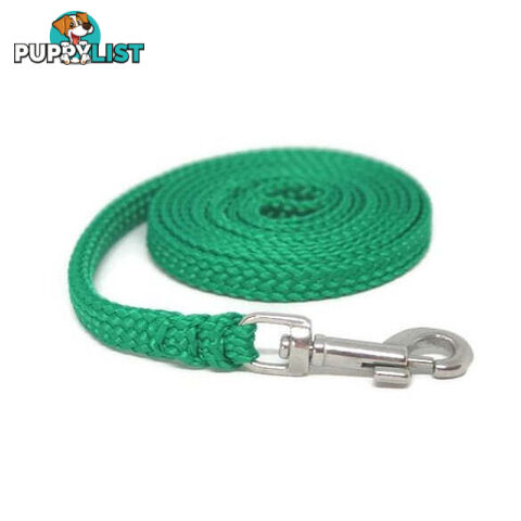 1.8m to 10m Long Dog Lead No Stitching Tough Yarnix 10mm Wide - YNXLD10-1.8-BL-BR