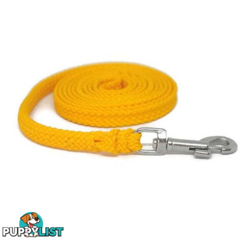1.8m to 10m Long Dog Lead No Stitching Tough Yarnix 10mm Wide - YNXLD10-1.8-BL-BR