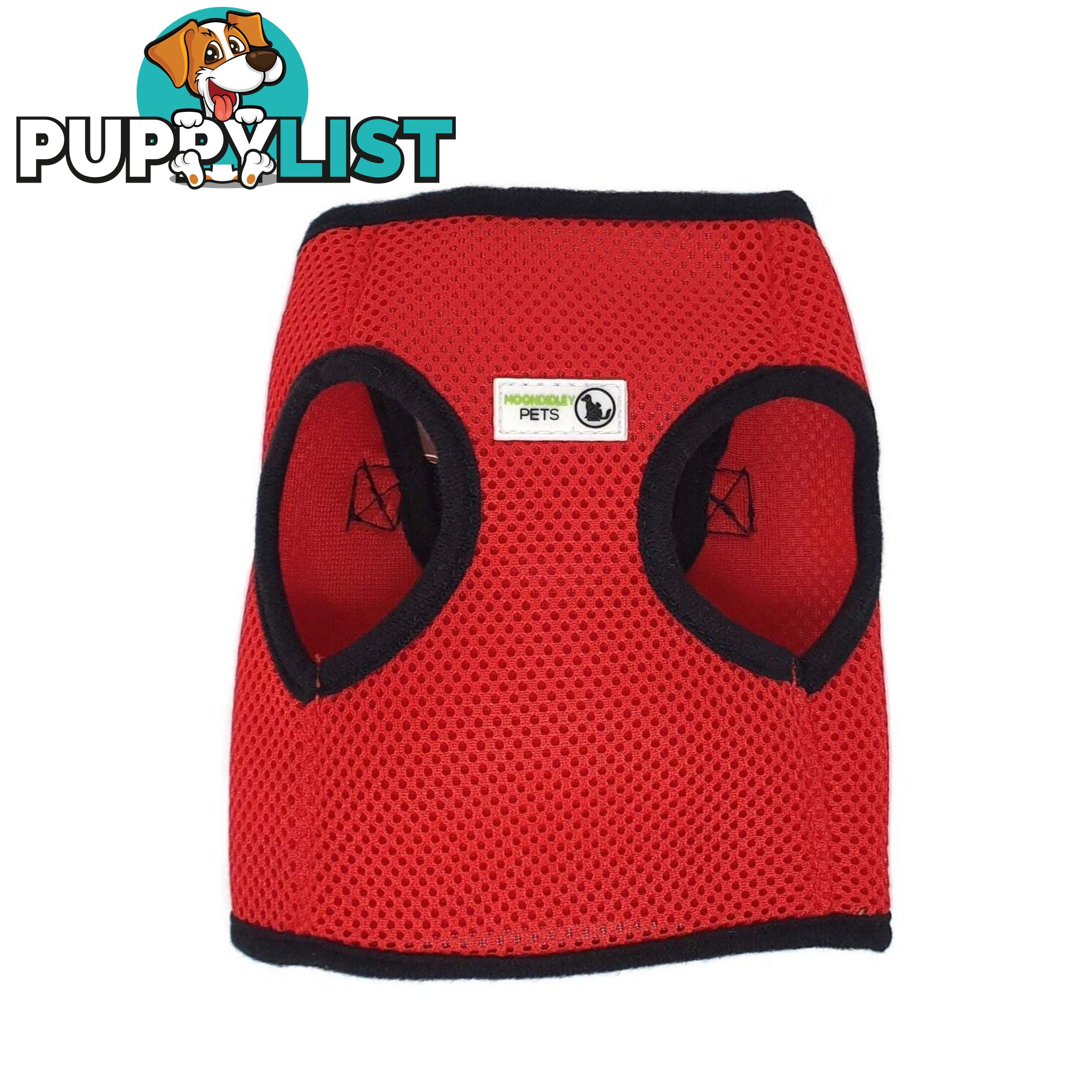 Doggie ID Vest Soft Air Mesh Personlised Embroidered - MDPIDVESXLLBLU