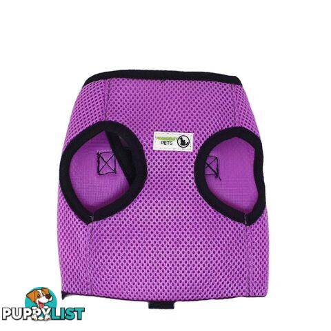 Doggie ID Vest Soft Air Mesh Personlised Embroidered - MDPIDVESXLLBLU