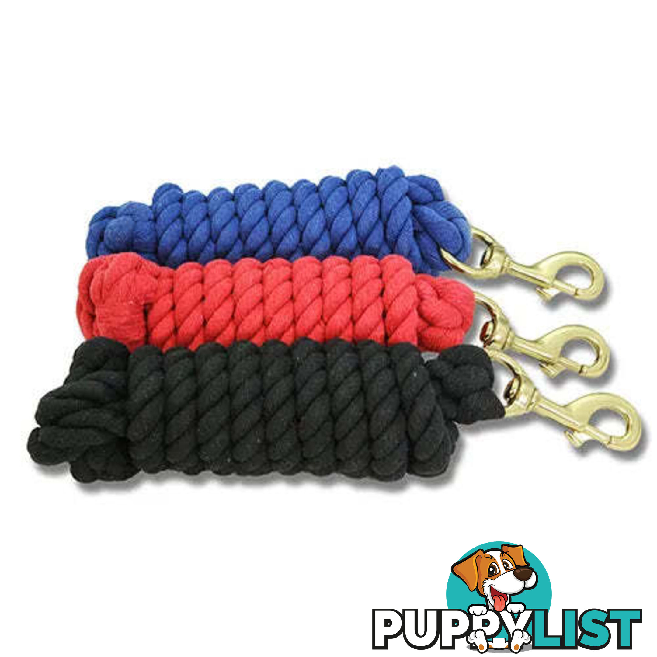 COTTON LEAD ROPE - BAINBRIDGE - BB-A2133-RED