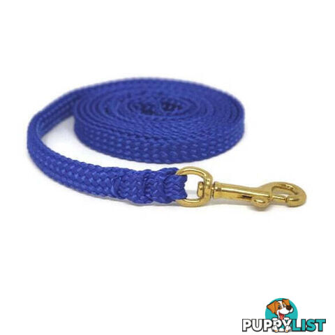1.8m to 10m Long Dog Lead No Stitching Tough Yarnix 10mm Wide - YNXLD10-3-BK-SS