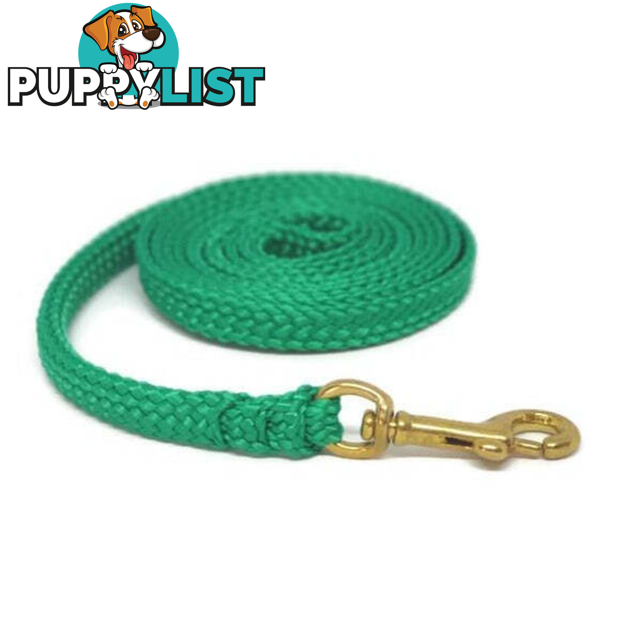 1.8m to 10m Long Dog Lead No Stitching Tough Yarnix 10mm Wide - YNXLD10-3-BK-SS