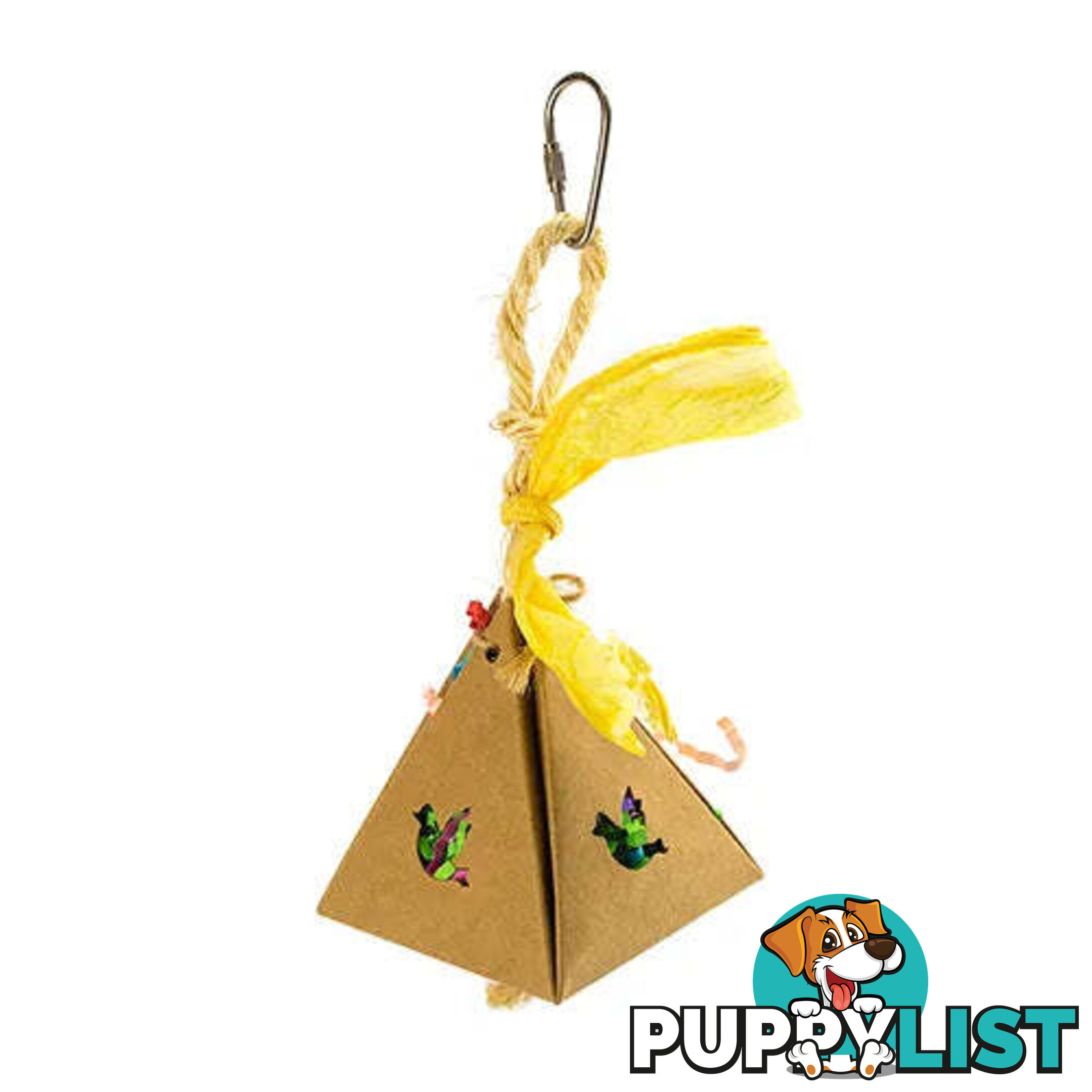 BIRD TOY DESTRUCTIVE - PYRAMID SMALL - BAINBRIDGE - BB-A8368