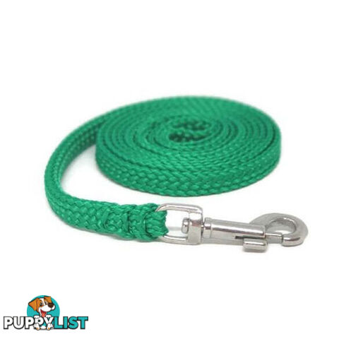 1.8m to 10m Long Dog Lead No Stitching Tough Yarnix 10mm Wide - YNXLD10-10-PNK-SS
