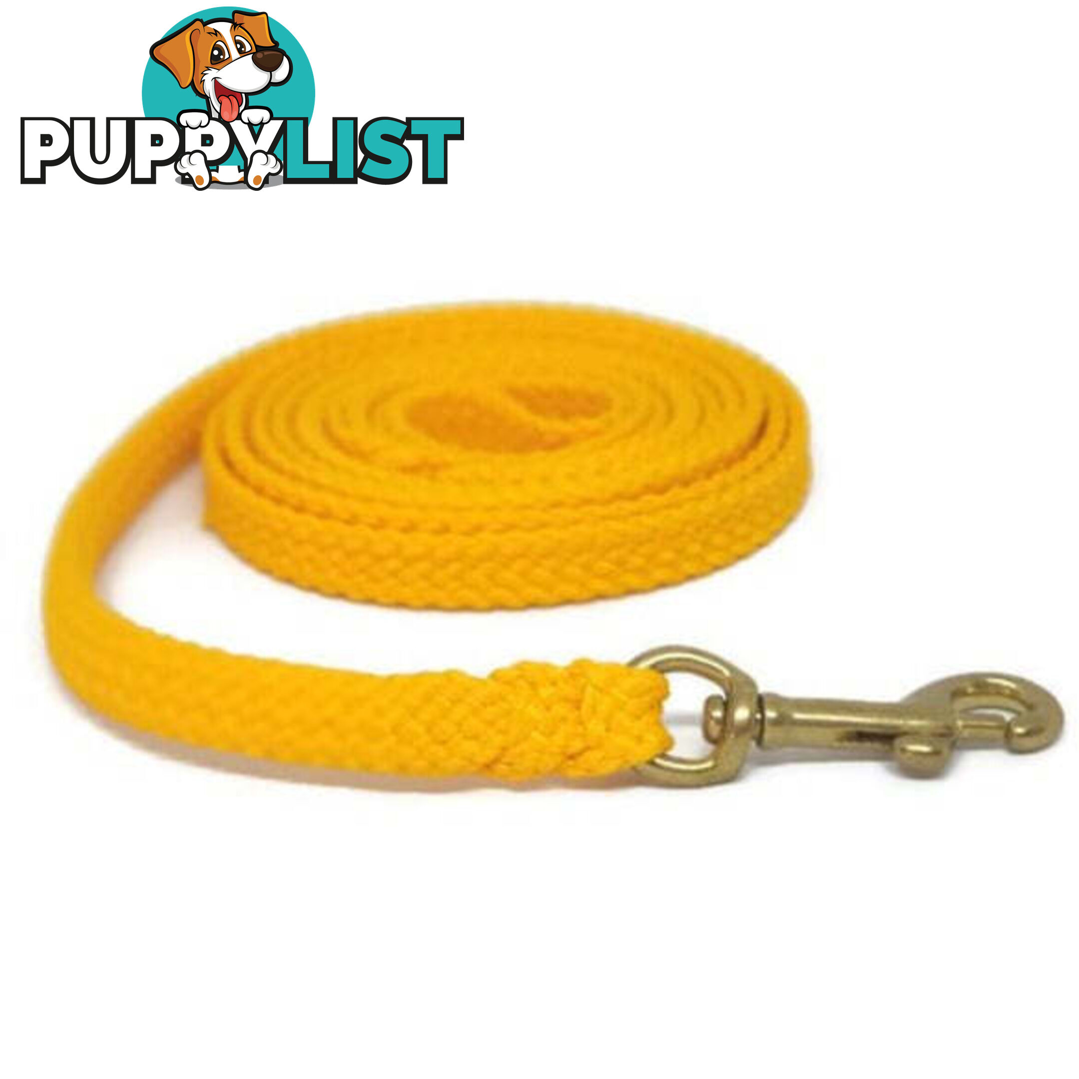 1.8m to 10m Long Dog Lead No Stitching Tough Yarnix 10mm Wide - YNXLD10-10-PNK-SS