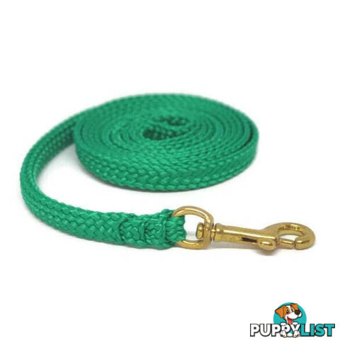 1.8m to 10m Long Dog Lead No Stitching Tough Yarnix 10mm Wide - YNXLD10-10-GR-SS